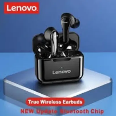 Picture of Lenovo QT82 TWS Bluetooth Dual Earbuds -Black