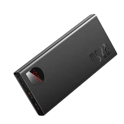 Picture of Baseus Adaman Metal Digital Display Quick Charge Power Bank 10000mAh 22.5W Black -Black