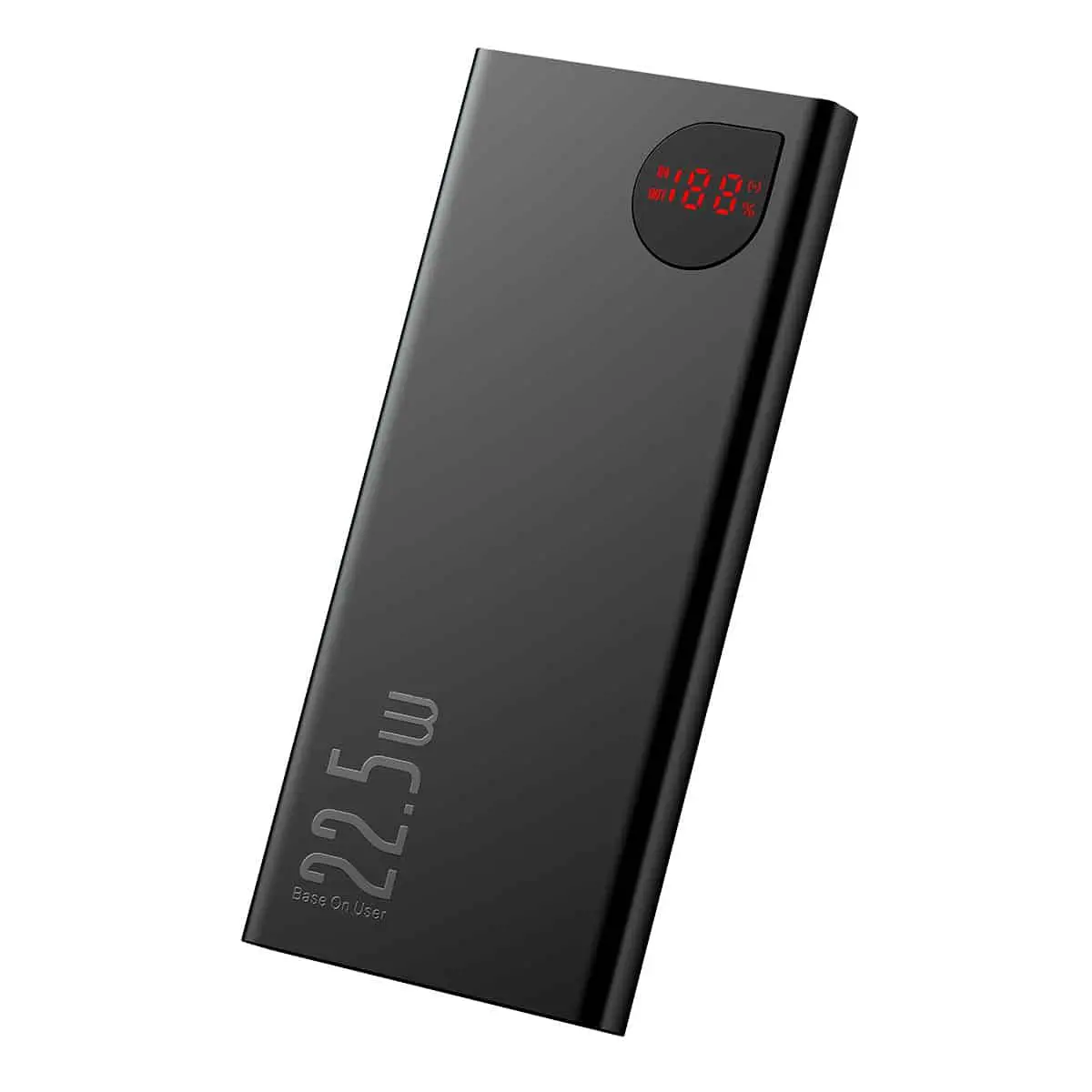 Picture of Baseus Adaman Metal Digital Display Quick Charge Power Bank 10000mAh 22.5W Black -Black