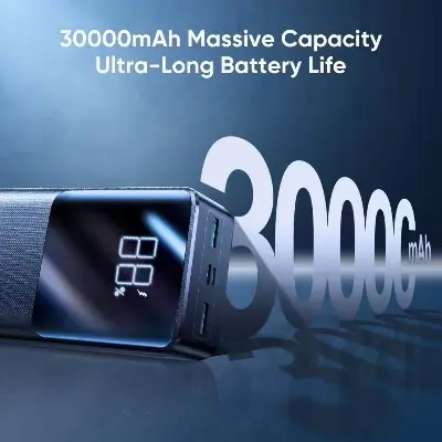 Picture of Joyroom JR-QP193 30000mAh 22.5W Fast Charging Power Bank -Black