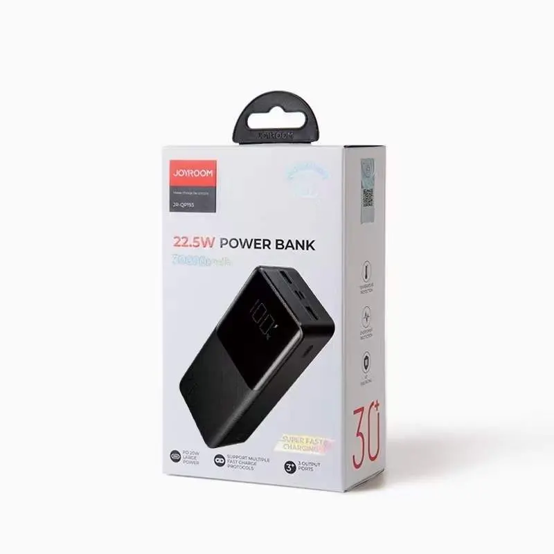 Picture of Joyroom JR-QP193 30000mAh 22.5W Fast Charging Power Bank -Black