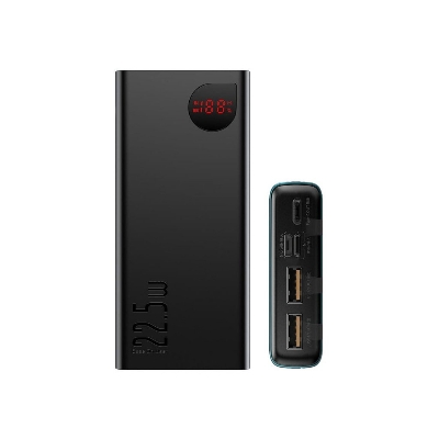 Picture of Baseus PPADM20S 20000mah Adaman Metal Fast Charging Power Bank Black (22.5W) -Black