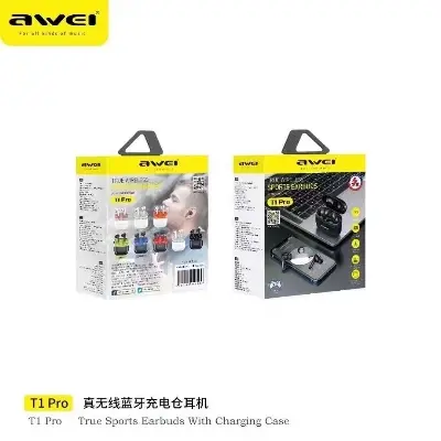 Picture of Awei T1 Pro True Wireless Earbuds -Black
