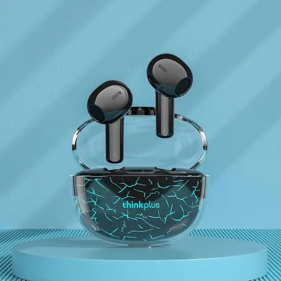Picture of Lenovo XT95 Pro ThinkPlus True Wireless Earbuds with Mic – Black -Black