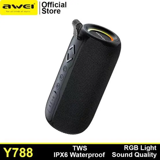 Picture of Awei Y788 Portable Outdoor Bluetooth Speaker -Black