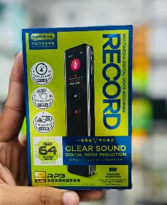 Picture of REMAX RP3 Digital Voice Recorder 16GB Built-in Memory -Black