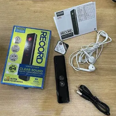 Picture of REMAX RP3 Digital Voice Recorder 16GB Built-in Memory -Black