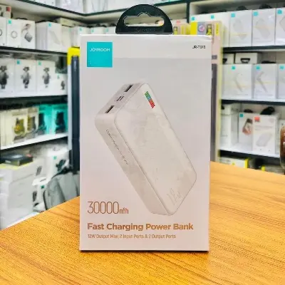 Picture of JR-T016/17/18 Dazzling Series 12W Power Bank 10000mAh 20000mAh 30000mAh -White