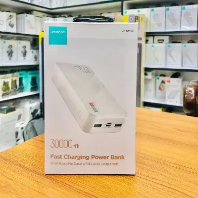 Picture of Joyroom JR-QP196 30000mah 22.5W fast charging Power Bank -White