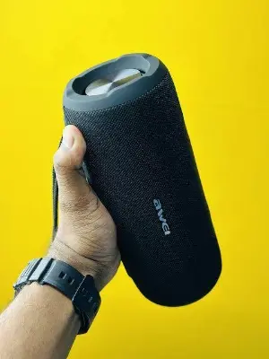 Picture of Awei Y669 Outdoor TWS Waterproof Portable Bluetooth Wireless IPX7 Dual Speaker -Aqua