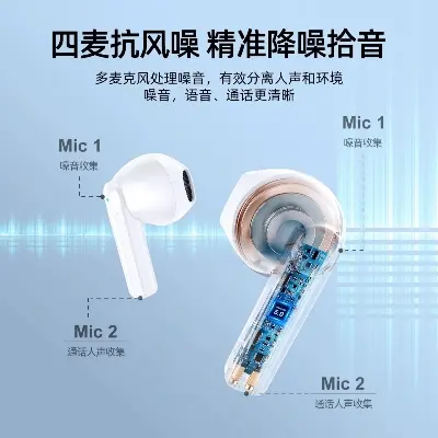 Picture of TL11 Dual-Mic ENC True Wireless Earphones -Black