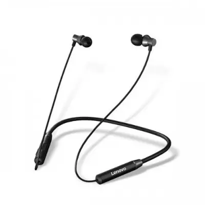 Picture of Lenovo HE05 Wireless In-Ear Neckband Earphones - Black -Black