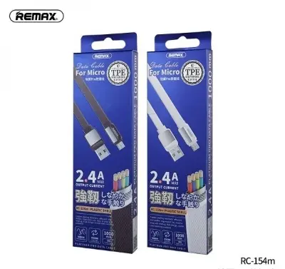 Picture of Remax RC-154m Pro Series Fast Charging High Speed Data Cable for Micro -Black