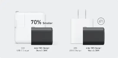 Picture of Anker Nano 3 30W Charger (Anker 511) for iPhone16 15 & 14 & 13 Series​ White