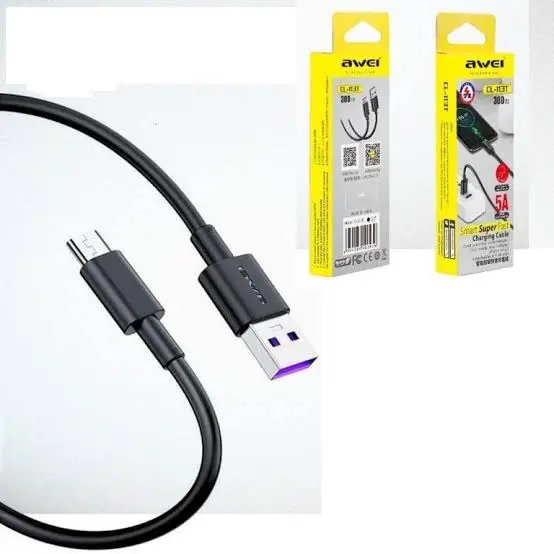 Picture of Awei CL-113T 30cm usb to Type-C Cables -Black