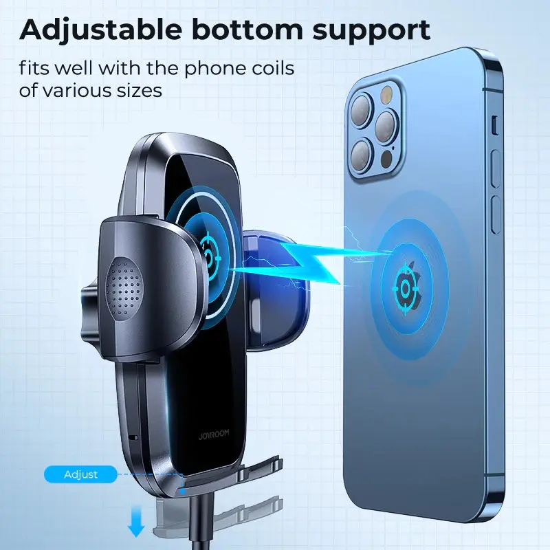 Picture of JOYROOM JR-ZS241 15W Fast Charging Wireless Car Charger Holde -Black