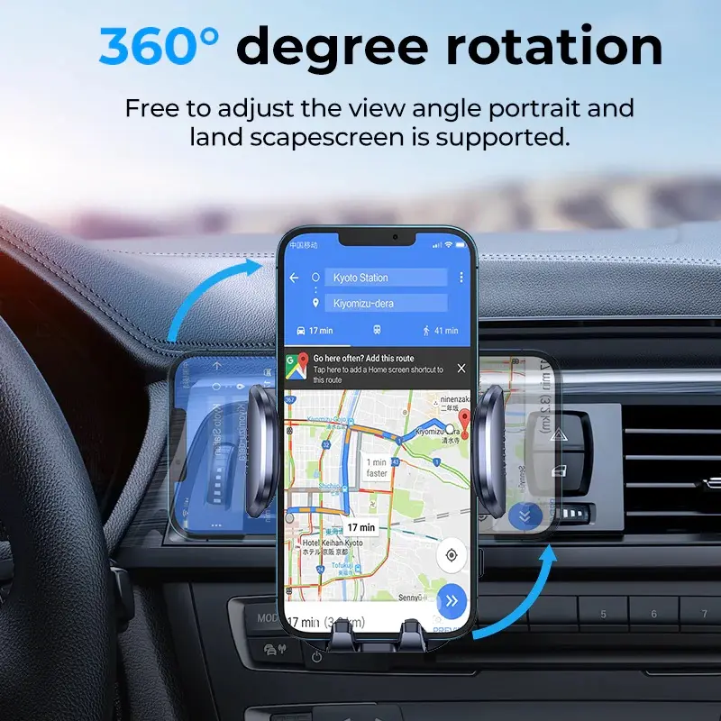 Picture of JOYROOM JR-ZS241 15W Fast Charging Wireless Car Charger Holde -Black