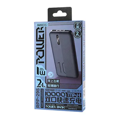Picture of Remax RPP-295 10000mAh London Series Fast Charging Power Bank -Black