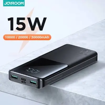 Picture of Joyroom jr-T013 digital display 15w power bank 10000mah -Black
