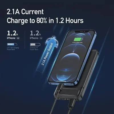Picture of Awei P5K 10000mAh Fast Charging Power Bank -Black
