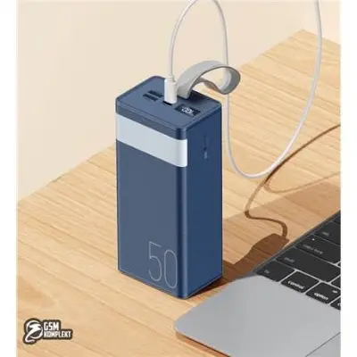 Picture of Remax RPP-321 Chinen Series 20W+22.5W Outdoor Power Bank 50000 mAh with led light -Black