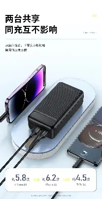 Picture of Awei P7K 30000mAh fast Charging Power bank -Black