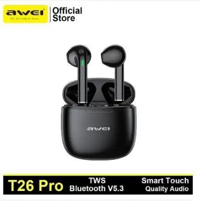Picture of AWEI T26 Pro True Wireless Earbuds With Noise Cancelling -Black