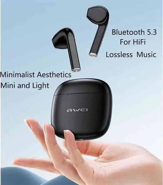 Picture of AWEI T26 Pro True Wireless Earbuds With Noise Cancelling -Black