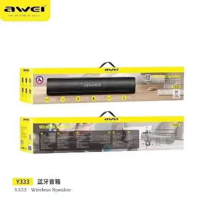 Picture of Awei Y333 Bluetooth TWS Waterproof Speaker (10W) -Black