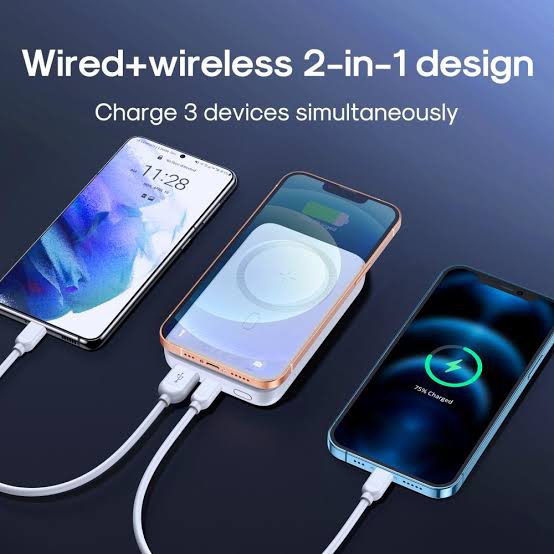Picture of JOYROOM JR-W020 10000mah 20W Magnetic Wireless Mini Power Bank