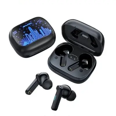Picture of Awei T53 TWS Colorful Light Wireless Earbuds -Black