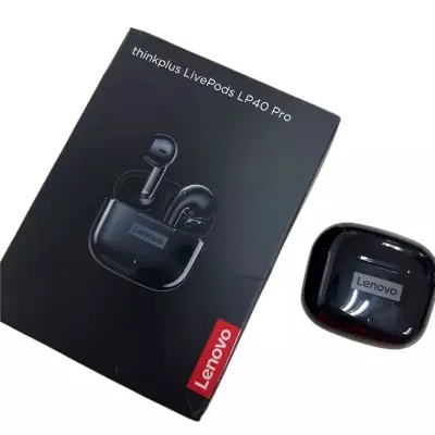 Picture of Lenovo LP40 Pro TWS Earphones Wireless Bluetooth 5.1 Sport Noise Reduction Headphon... -Black
