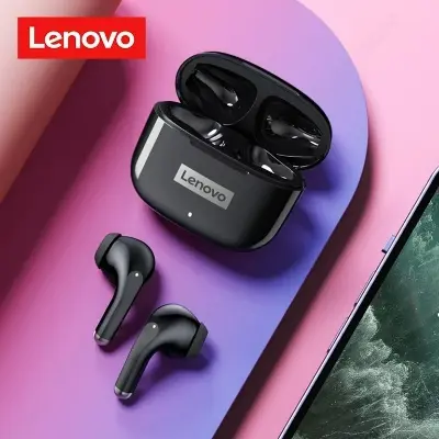 Picture of Lenovo LP40 Pro TWS Earphones Wireless Bluetooth 5.1 Sport Noise Reduction Headphon... -Black