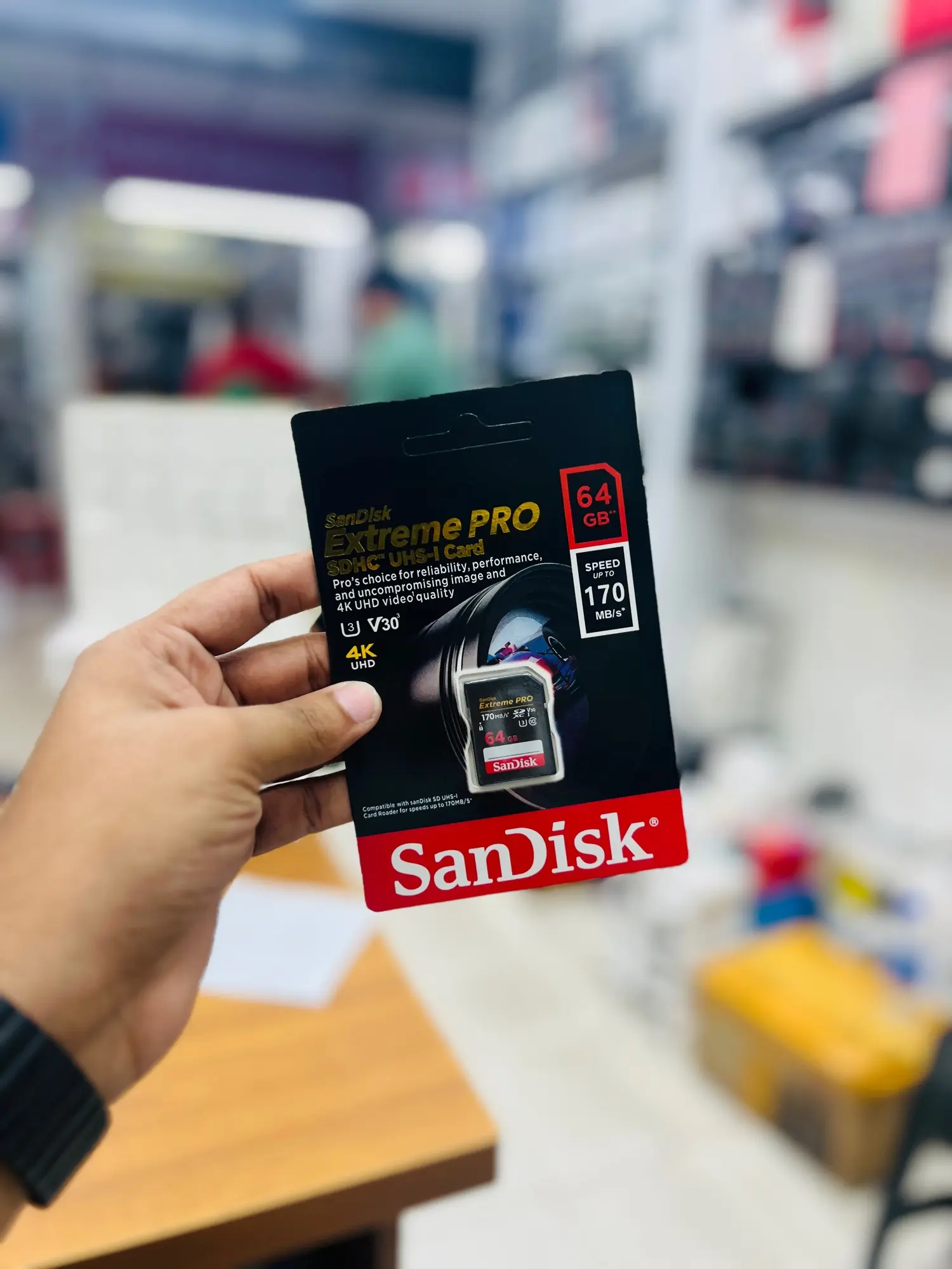 Picture of SanDisk Extreme PRO 64GB 200mbps SDXC UHS-I Memory Card -64GB