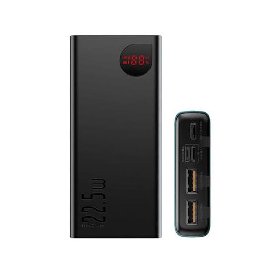 Picture of Baseus Power Bank Adaman 22.5w 20000Mah PPAD000101 Metal Digital Display Q... -Black