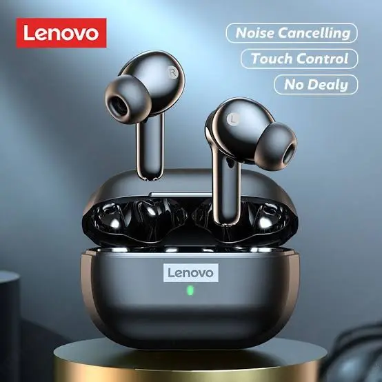 Picture of Lenovo LivePods LP1S TWS Wireless Bluetooth 5.0 Sport Earbuds -Black