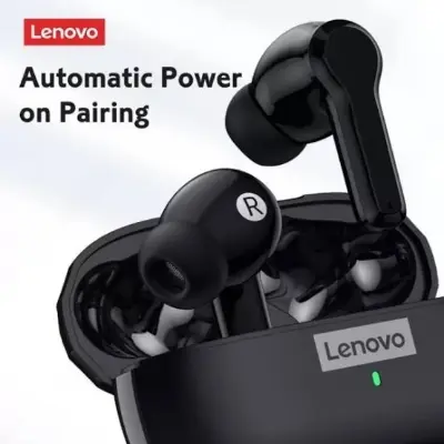 Picture of Lenovo LivePods LP1S TWS Wireless Bluetooth 5.0 Sport Earbuds -Black