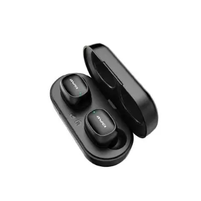 Picture of AWEI T13 Pro Bluetooth Earphones Wireless Waterproof Touch Earbuds Hifi Sound Quality -Black