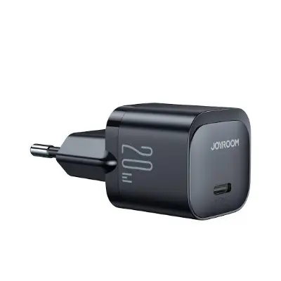 Picture of joyroom JR-TCF02 PD 20W Mini intelligent fast charger EU/UK -Black