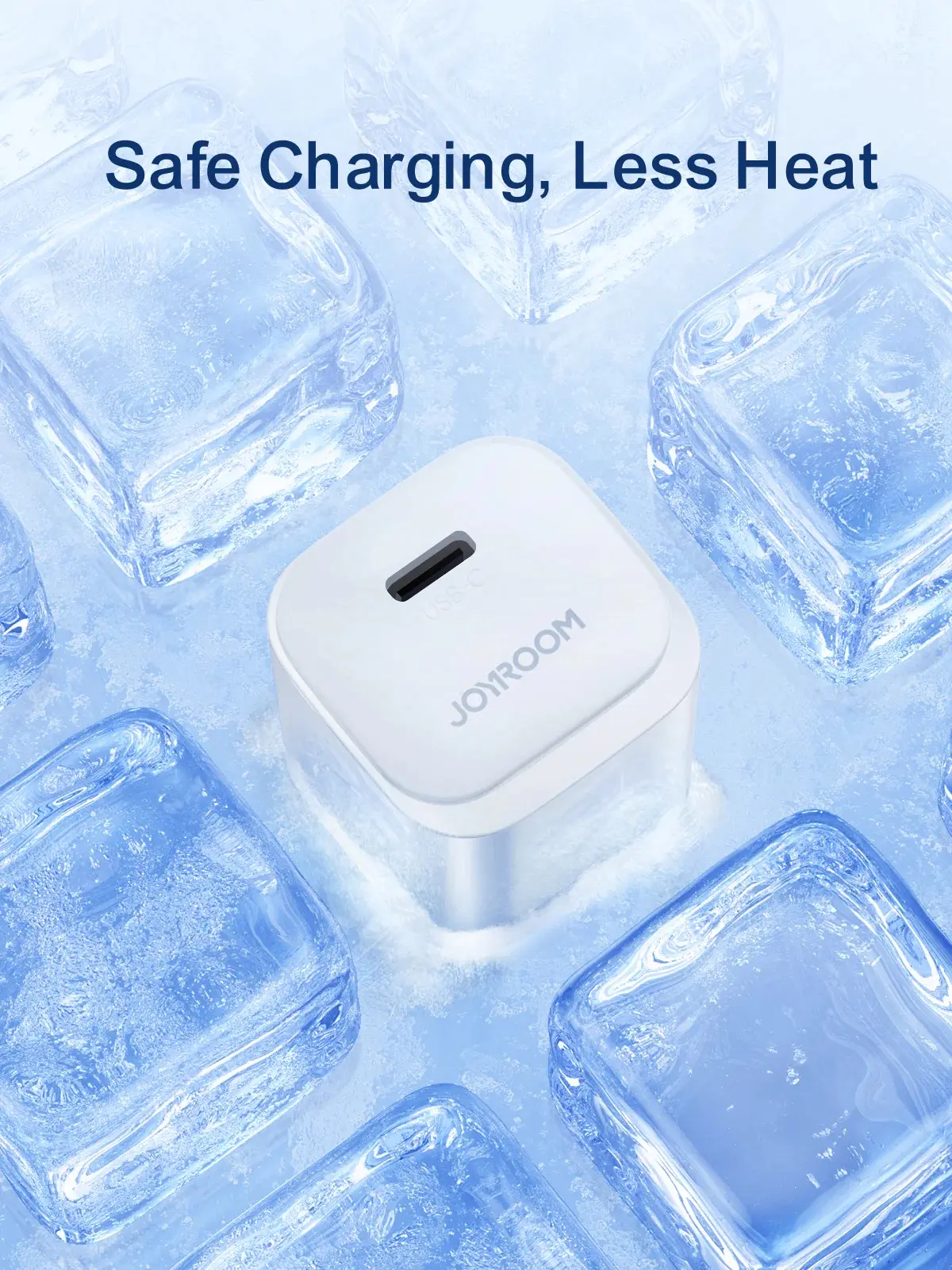 Picture of joyroom JR-TCF02 PD 20W Mini intelligent fast charger EU/UK -Black