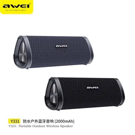 Picture of Original Awei Y331 TWS RGB Portable Wireless Bluetooth Speaker IPX6 Waterproof -Aqua