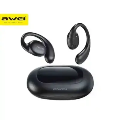 Picture of Awei T80 OWS Bluetooth Air Conduction Earbuds Headset With Mic Earphone For Mobile Phone -Black