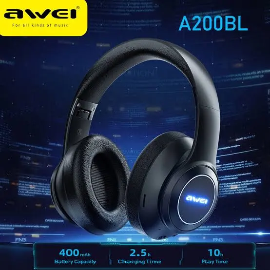 Picture of Awei A200BL Bluetooth Headphone -Black