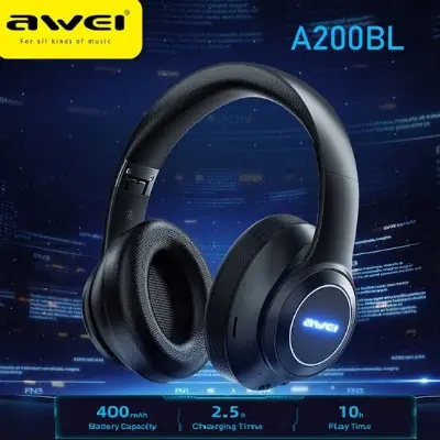 Picture of Awei A200BL Bluetooth Headphone -Black