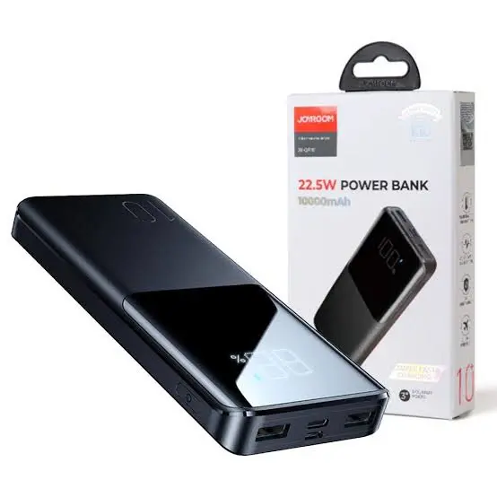 Picture of Joyroom JR-QP191 10000mAh 22.5W LED Display Battery Status Monitoring Power Bank -Black