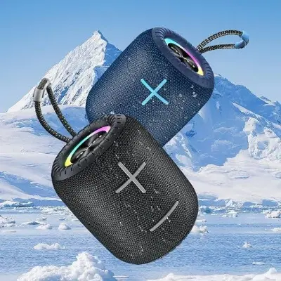 Picture of Awei 526 tws Mini Portable Outdoor Wireless Bluetooth v5.0 ipx4 Waterproof Speaker -Apricot