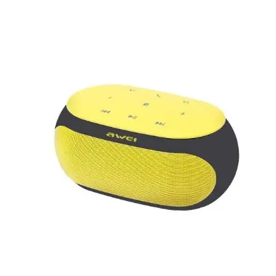 Picture of Awei Y200 Bluetooth Speaker Stereo Wireless Portable Speakers Support TF card AUX input with Microphone -Aqua