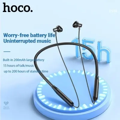 Picture of Hoco ES58 Sound Tide Sports Bluetooth Neckband Earphones -Black