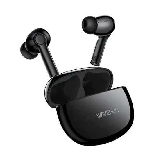 Picture of WaveFun Star wireless Music & Gaming Mode ENC Earbuds -Black
