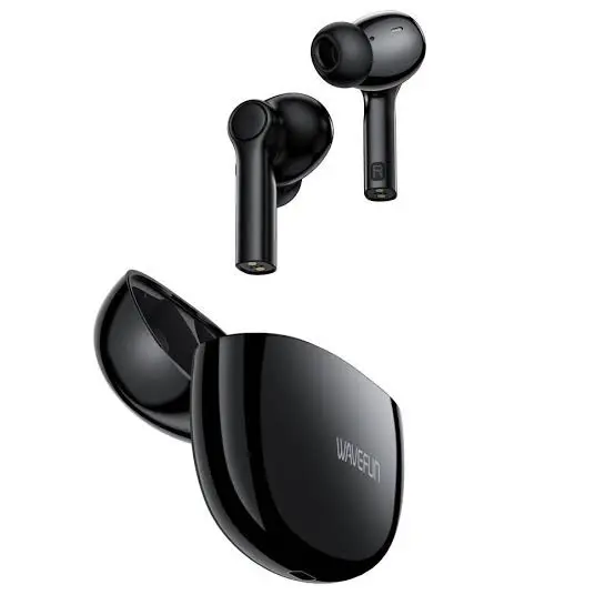 Picture of WaveFun Star wireless Music & Gaming Mode ENC Earbuds -Black